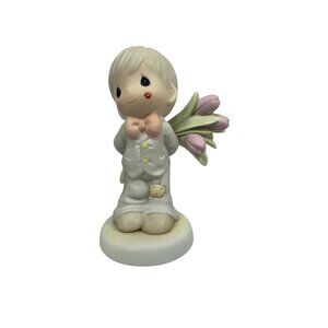 Precious Moments For The Sweetest Tu-lips In Town Figurine 1997 306959 Love